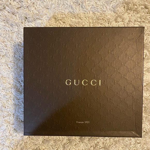 Black Gucci Suede Fringe Heels - Picture 2 of 6